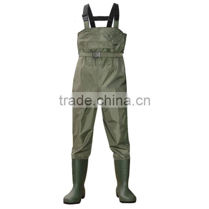 hotsale pvc nylon fishing wader from manufacturer