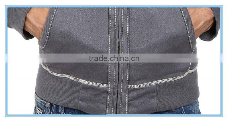 Men's Long Sleeve Contrast Stitch Hoodie