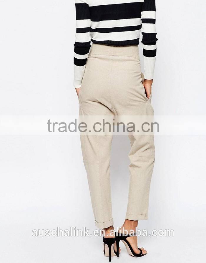 best selling girls high waist harem trousers low price