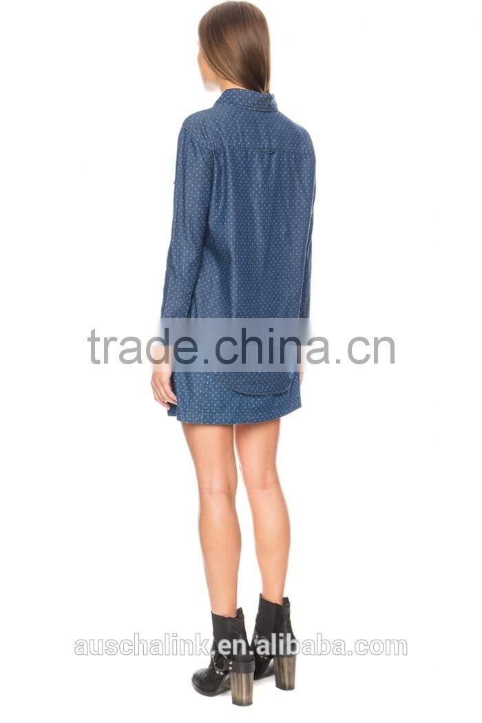 hot sale ladies classic button up casual dance shirt cheap price