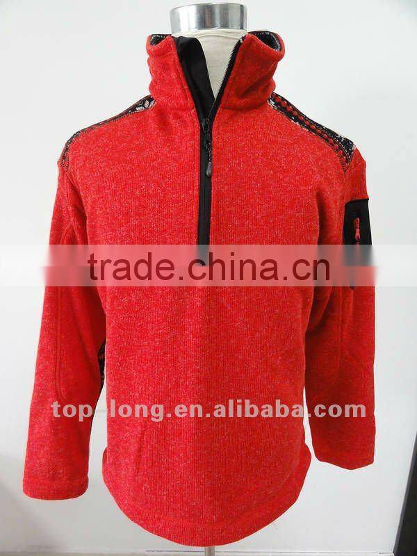 Christmas Outerwear sportswear zip top for men hiking jacket