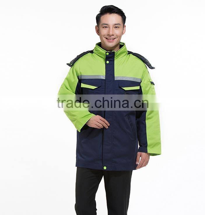 winter 100% cotton, cotton poly blended high quality worker uniform, labor uniform