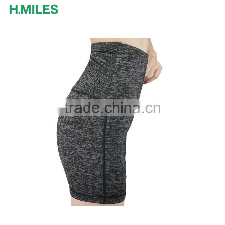 Ladies Elastic Jogging tight gym high wasit yoga shorts