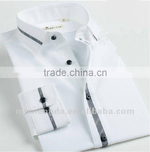 round collar stylish men shirt