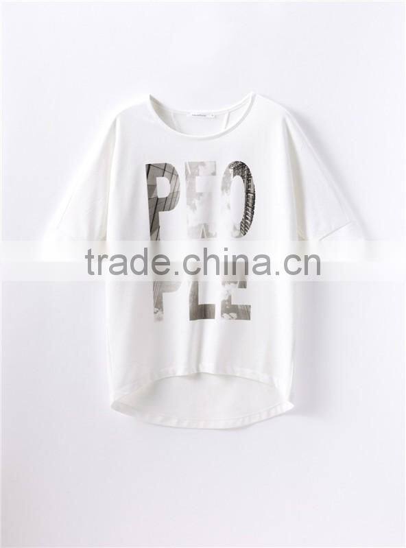 Customized 100% Cotton Fleece pullover Sweatshirts print 1/2 sleeve crewneck pullover t shirt