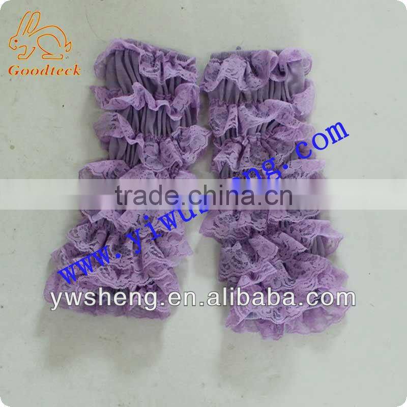 New design children warm leggings with ruffle