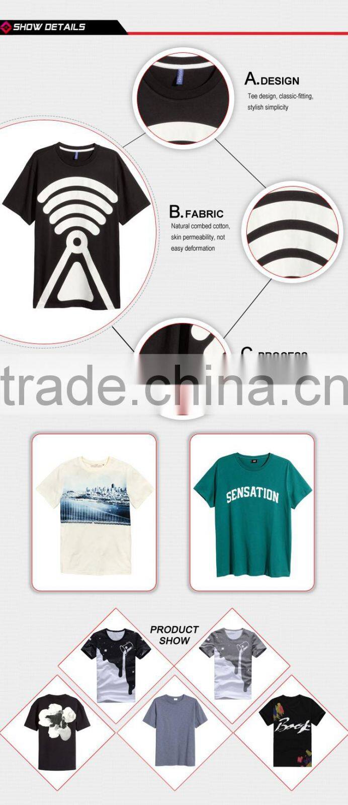 China wholesale blank t shirt custom design 100 cotton plain mens t shirt stock lot