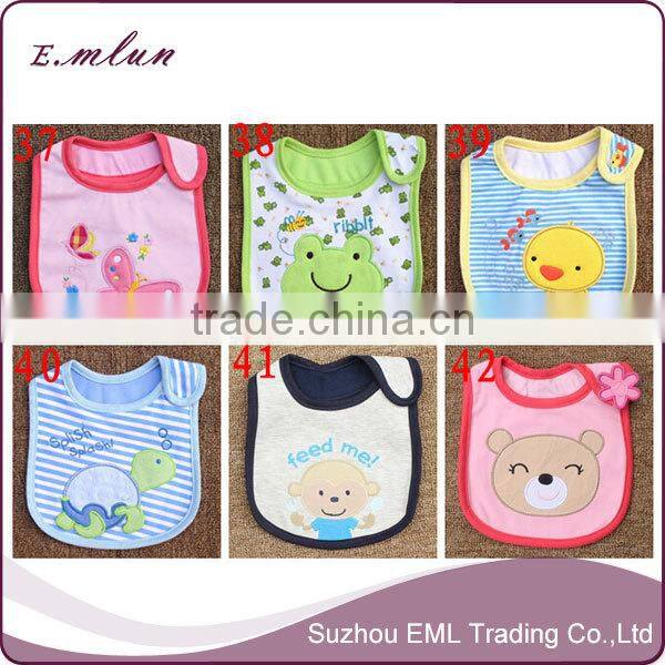 Wholesale high quality cotton cartoon bandana baby bib