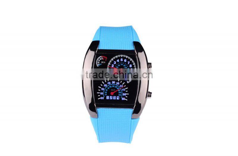 Stock wholesale 2015 LED digital watches men's aviation sector dashboard watches watches fashion for men women watch