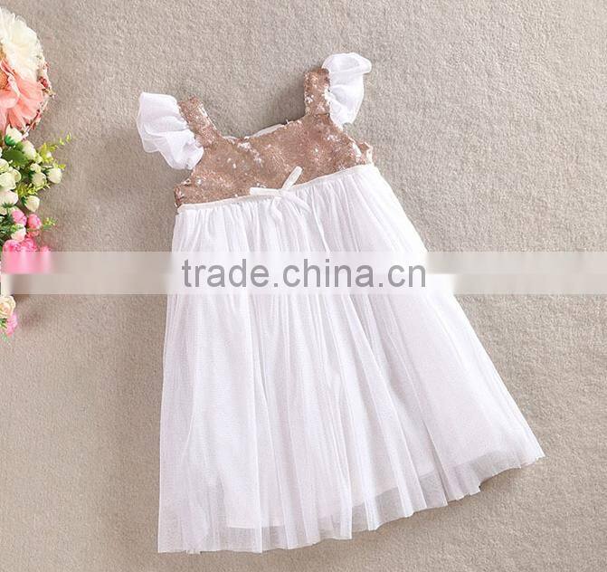 Girl persnickety remake well dressed wolves red sequin dress with chiffon ruffle girl sequin dress