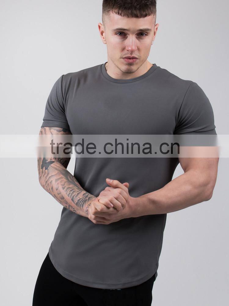 mens fitness wear, round neck muscle t shirt