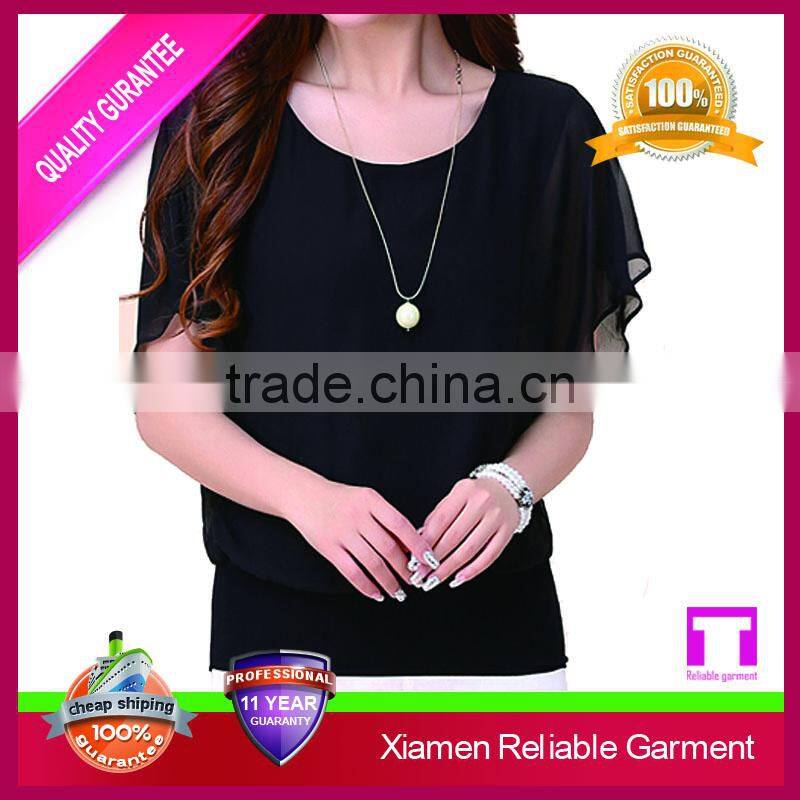 2016 new chiffon dress shirt distribution shirt for women