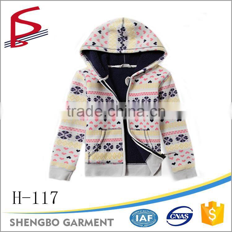 Hoody factory custom colorful printed fleece zip hoodies
