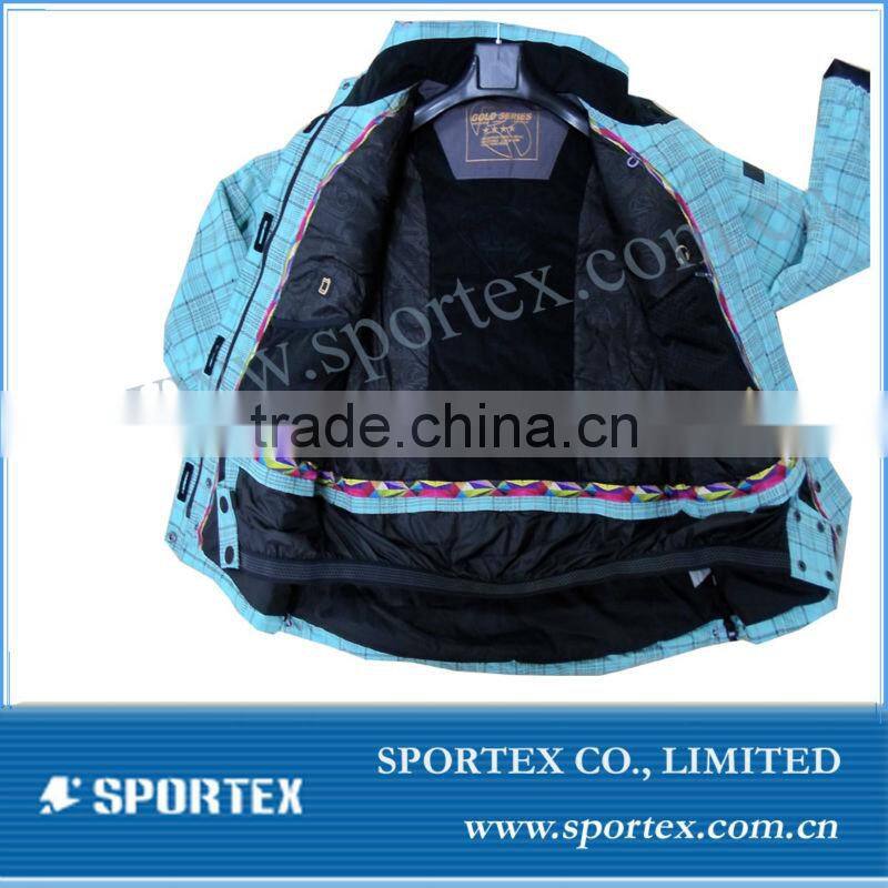 Mens Winter Hoody Ski Wear/Waterproof and Windproof Ski Jacket/Snow Wear