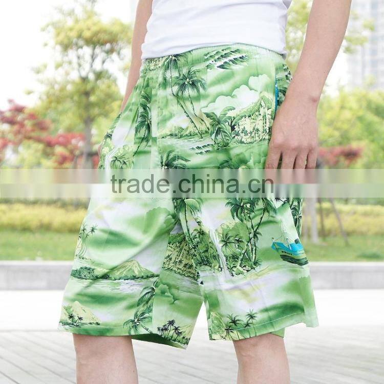 Wholesale Mens 2015 Beach Swimwear Full Print Waterproof Beachwear