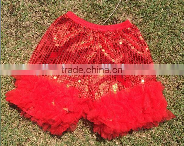 bulk Wholesale Various Colors Sequins Short/ Petti Shorts/Pantie /Baby Shorts Girl Trousers Cloth