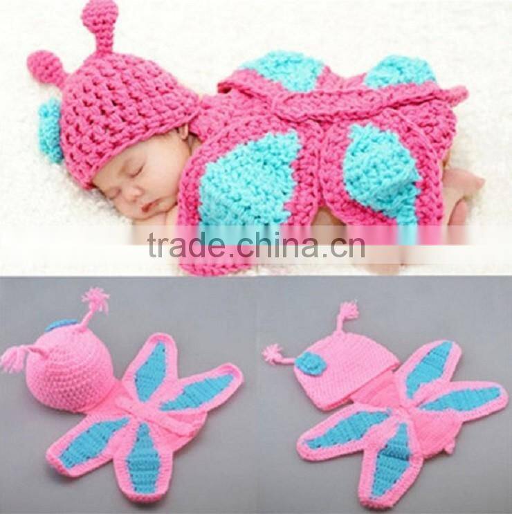 crochet animal costume baby hat and pants set for baby