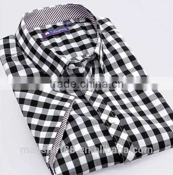 short sleeve button down big plaid summer shirt