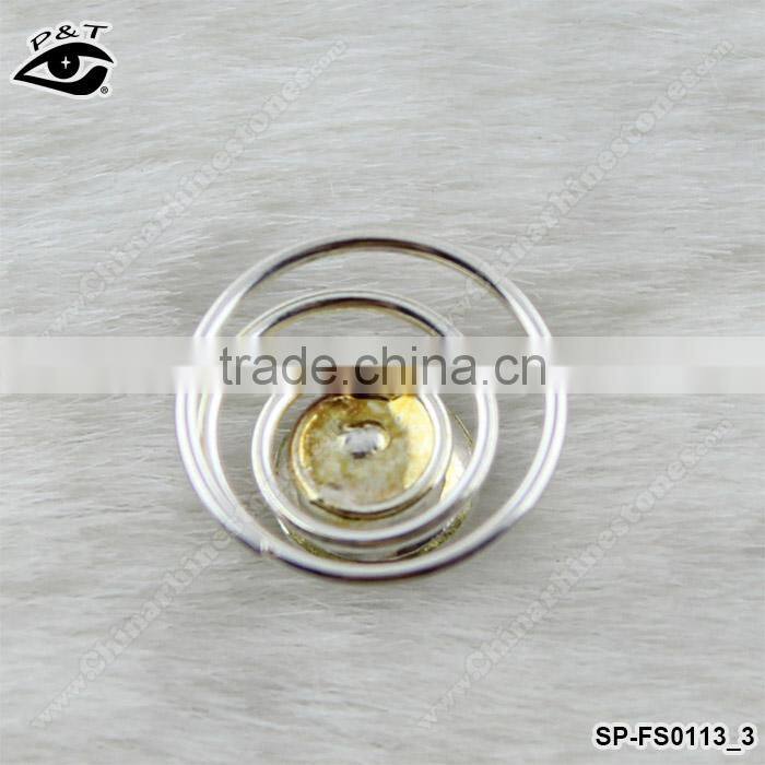 Rhinestone Diamond Round Shape Hairpins Screw Hair pins for bridal Decoration