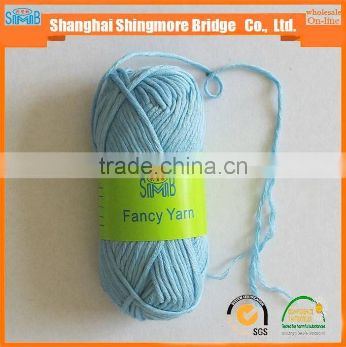 Knitting yarns china supplier cheapest wholesale oeko tex certified organic bamboo blended wool yarn, bamboo spun baby yarn