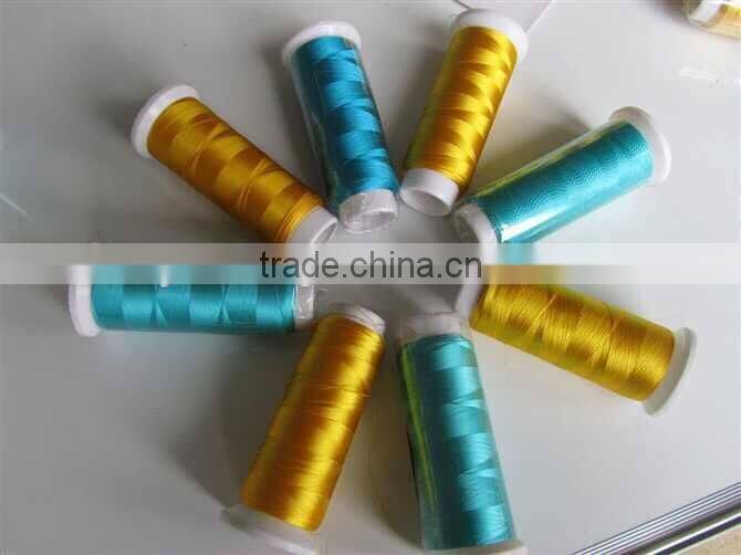 100% polyester high tenacity embroidery thread