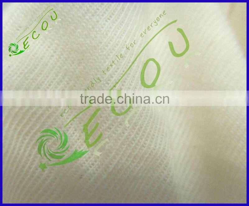 organic cotton warp knit fabric