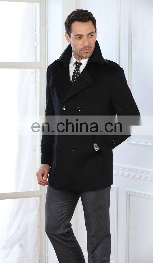 Wholesale low price cashmere wool winter coat