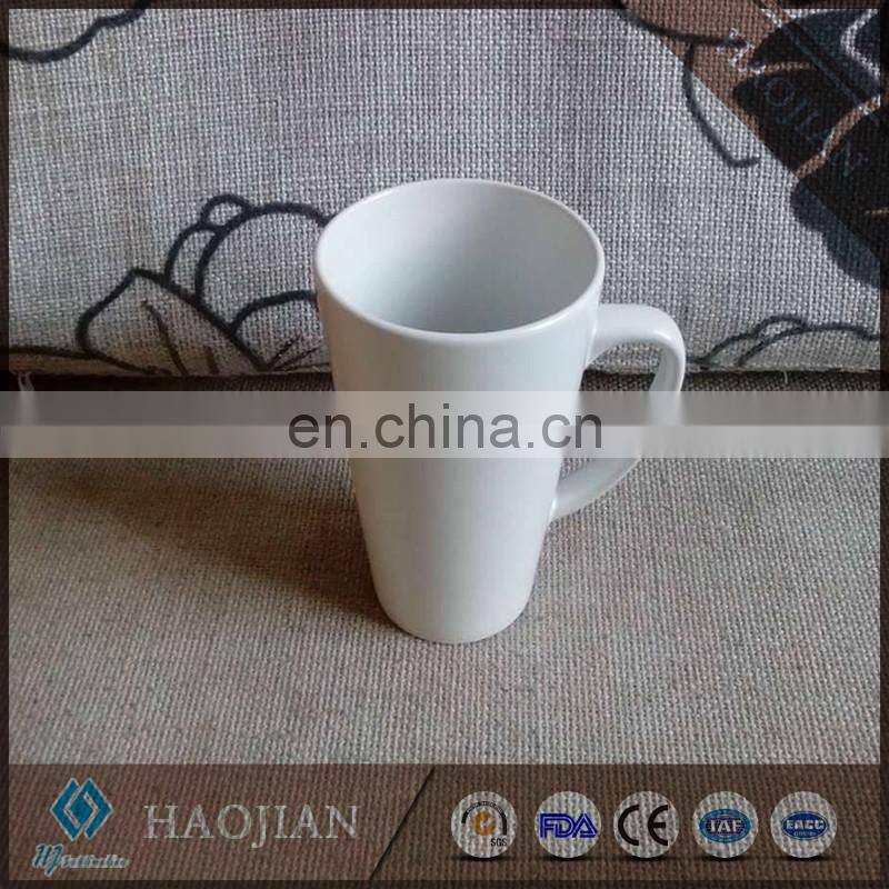 16oz v shape tea or beer mugs for sublimation ,ceramics coffee cups with custom printing