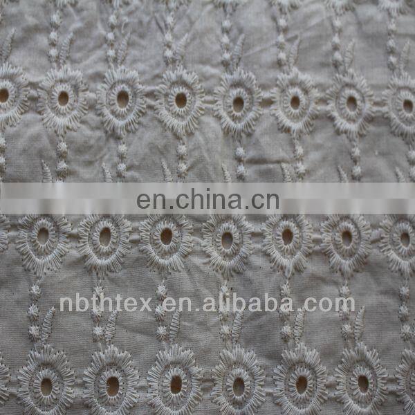 embroidery curtain fabric with competitive price