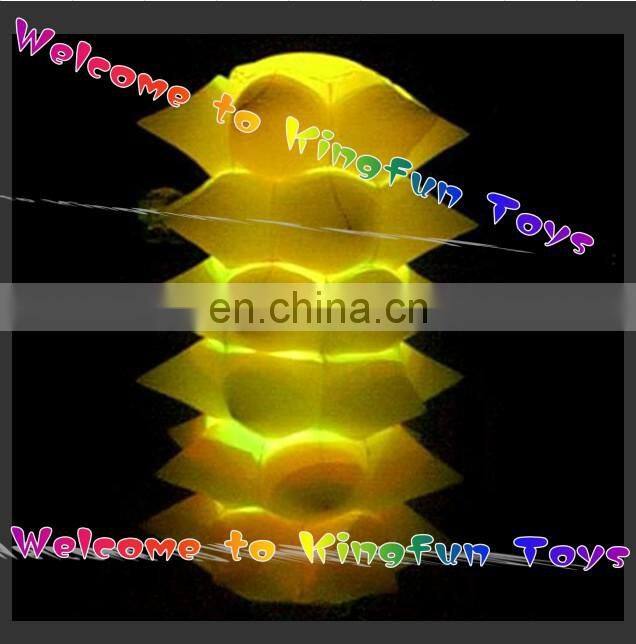 Magical ground inflatable led ball