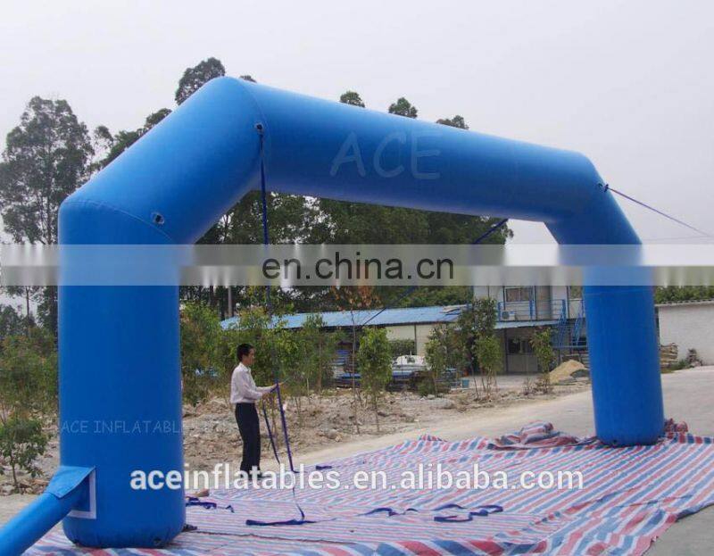 Blue advertising cheap inflatable ACE arch hot sale