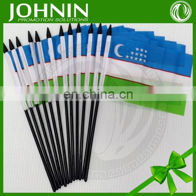 wholesale polyester custom 12*18 inch national country hand flag