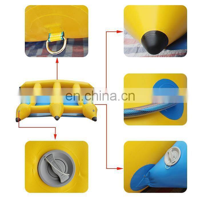 Beach surfing flying fish towable inflatable water tube