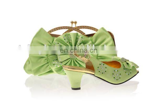 High quality italian shoes and bag italian matching shoes and bags for woman