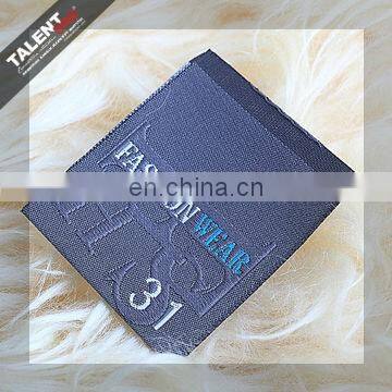 custom private design vogue woven folded t shirt label