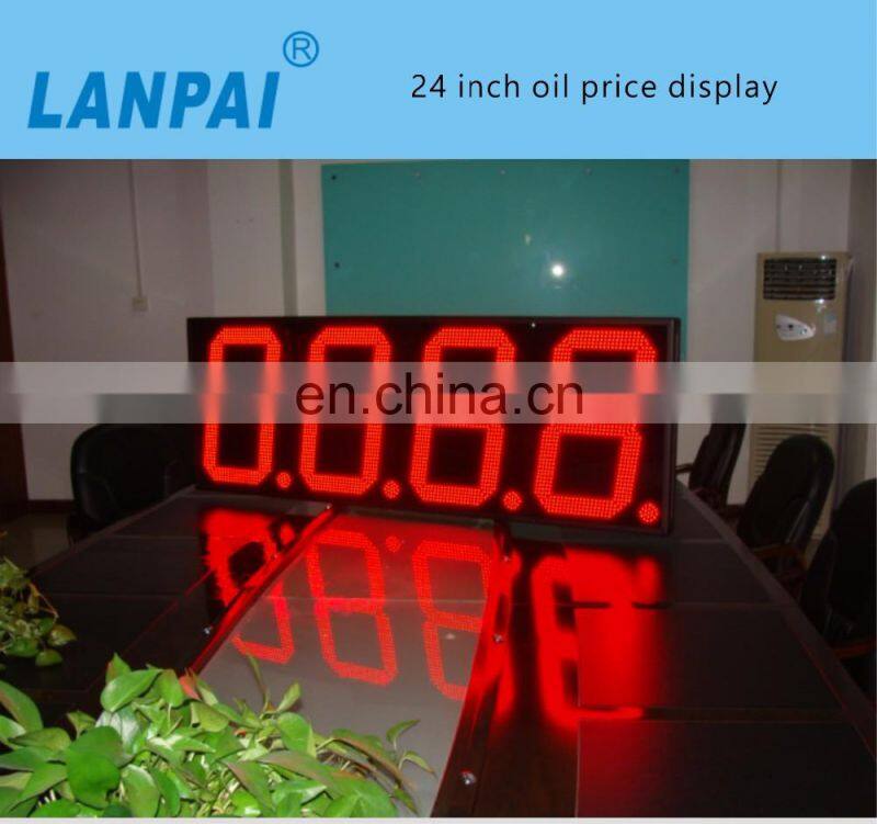 factory outdoor gas station led oil price sign
