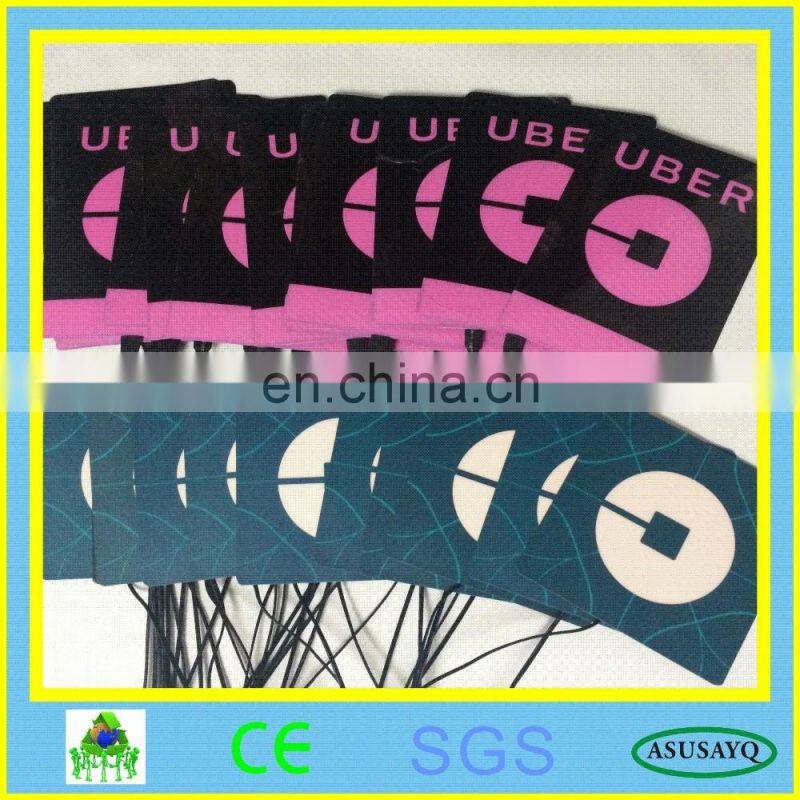 Uber el flashing car sticker glow car sticker on can window with 2AA battery inverter free shipping new uber