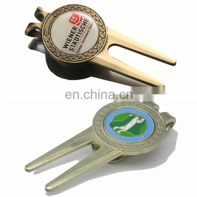 2017 New Products Customized Magnets Design Repair Golf Divot Tool For Lady and Gentelmen