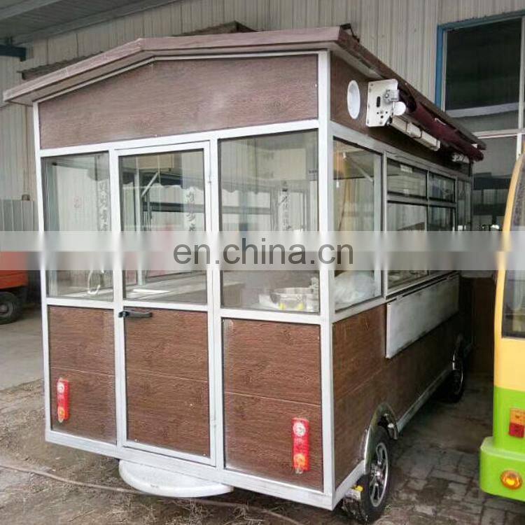 2017 hot sale cheap ice cream cart gas tricycle mobile hot dog cart