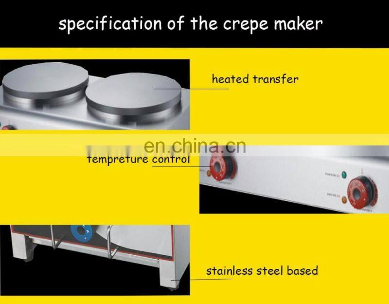 Crepe maker/crepe machine oven/ Non-stick , buy machine come with technical guidance
