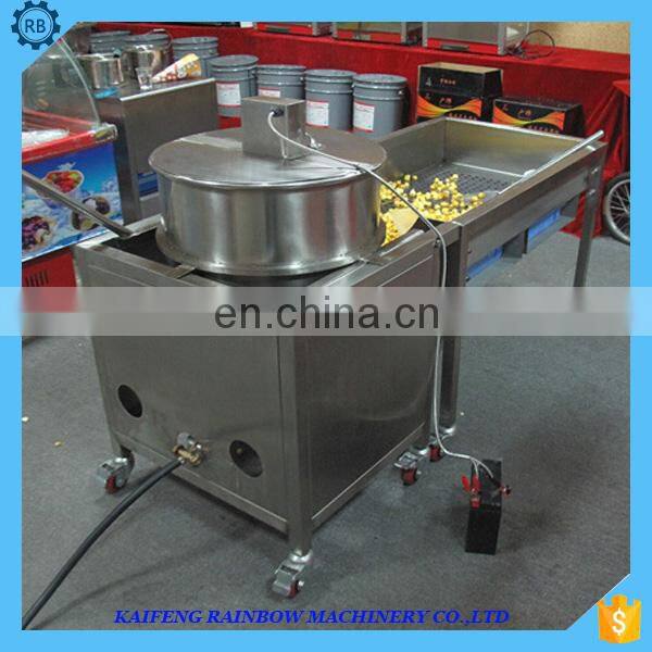 chocolate popcorn making machine with big capacity