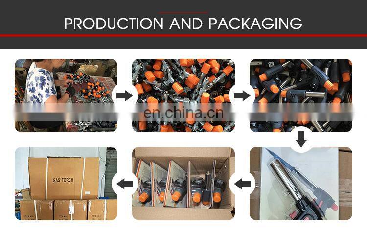 Micro flame mini gas cutting butane propane piezo ignition blow camping welding gas torch
