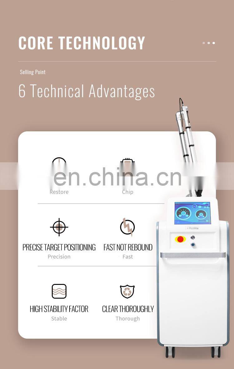 hot sale 7 joint articulated arm 755nm nd yag picosecond laser machine