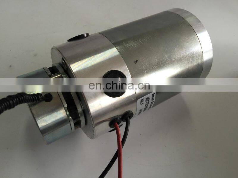 O.D90mm brushed dc motor with electric electromanetic brake, 12v 24v 36v high torque big power 400W 500W