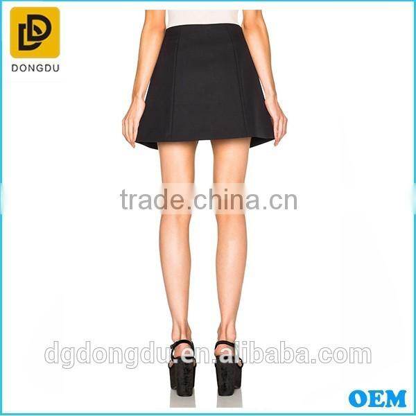 OEM Factory Custom Cotton Blend Twill Skirt for Lady 2016