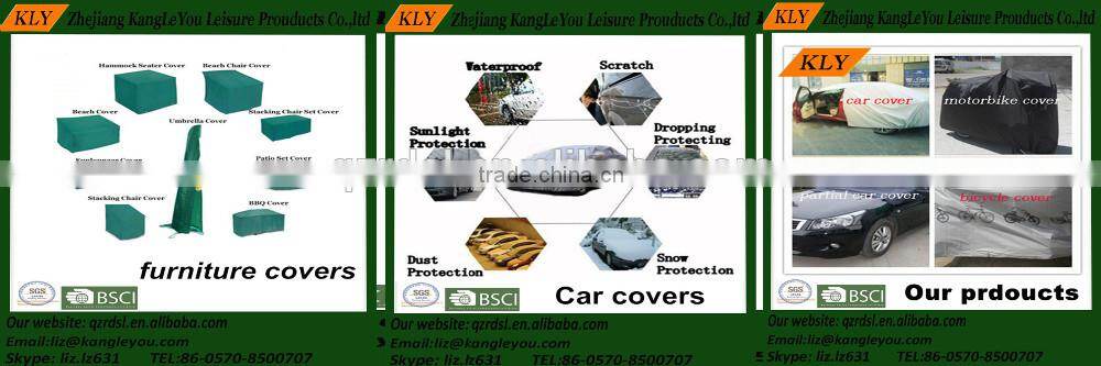 Silver motorcycle cover