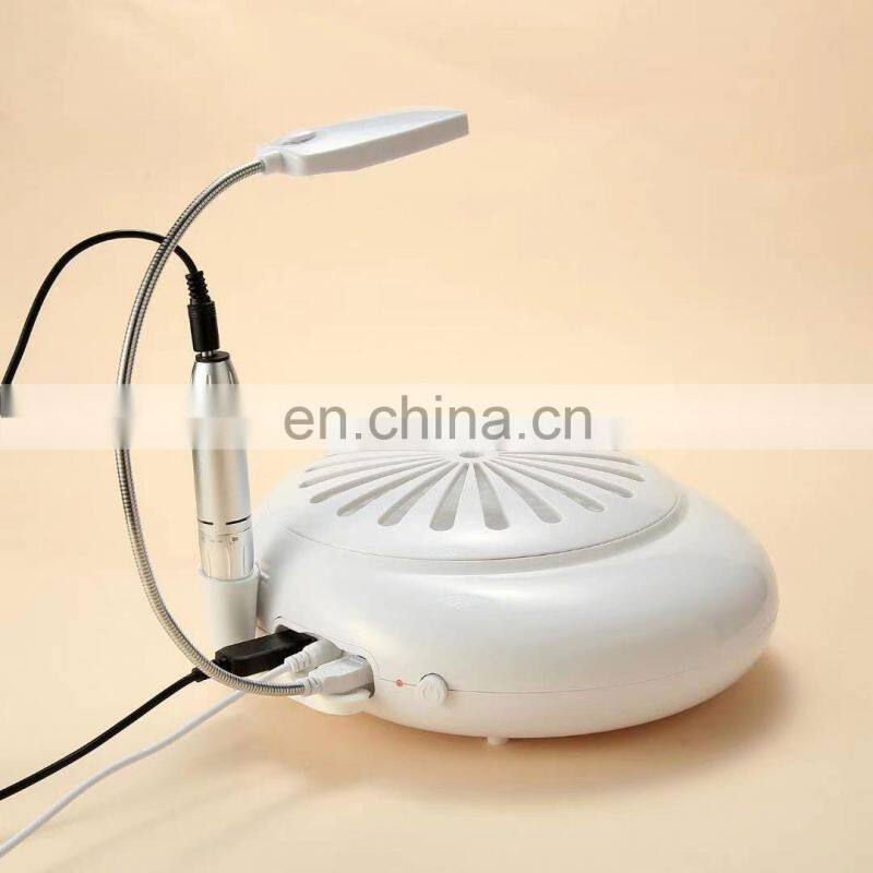 New 60W Nail Dust Collector Strong Suction Nail Art Vacuum Cleaner Manicure Tool for Nail Art Salon Manicure