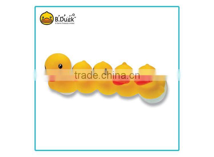 Cute unique duck shaped plastic pvc toothbrush holder for kids