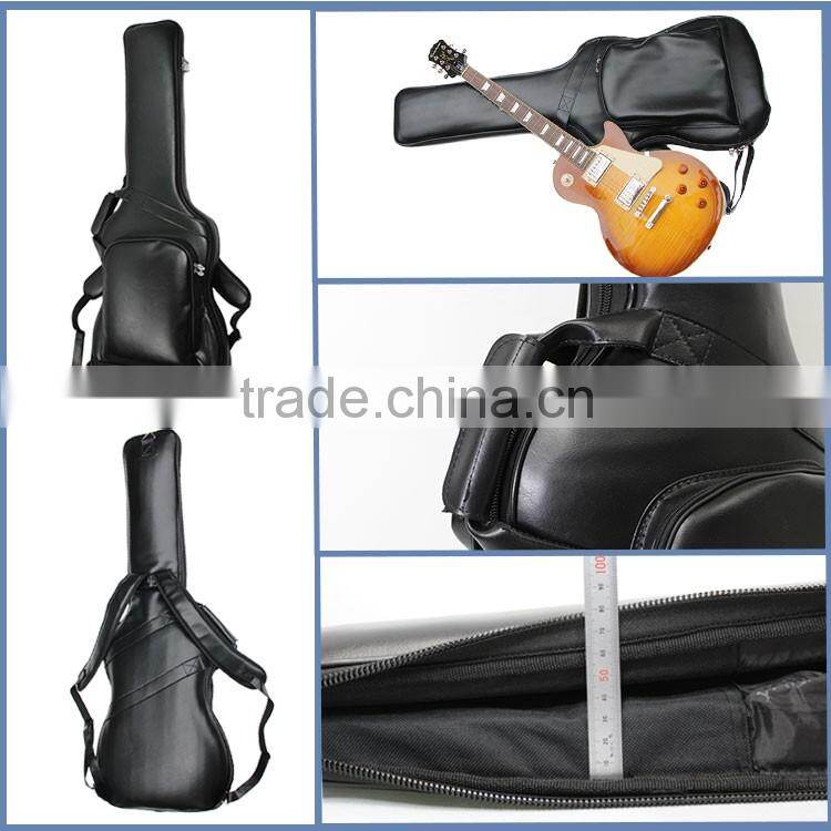 Music instrument guitar padded backpack bag