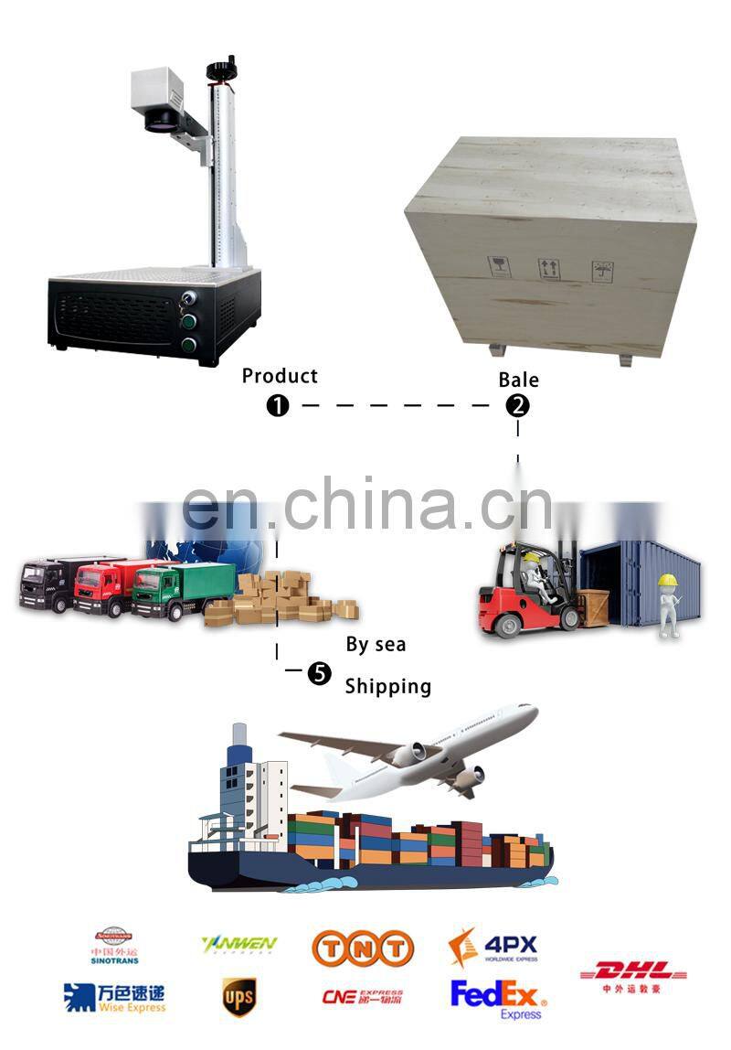 Efficient fiber laser rotary marking rings/ round metal engraving machine